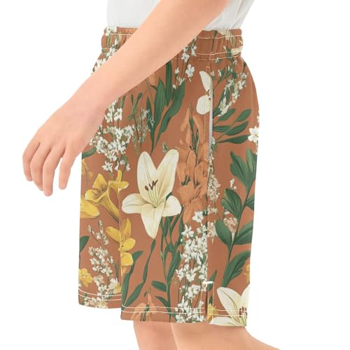 Boys Athletic Shorts Boys with Pockets Basketball Shorts for Kids4