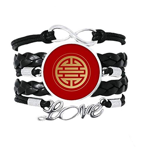 Bracelet en cuir torsadé avec cordelette et or, le cadeau idéal et élégant