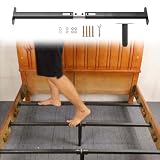 強力なサポートベッドスラットパック、たるみやベッドフレームの損傷を防ぐための頑丈な調整可能なベッドフレーム中央サポートレール、きしみ防止(1 pcs,Full 130-140cm/51-55")