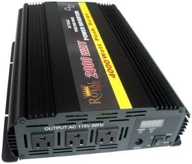 2000 WATT PURE SINE POWER INVERTER 12 VOLT DC TO 120V AC