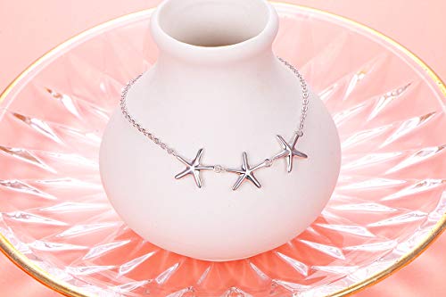 Image of S925 Sterling Silver Anklet for Women Adjustable Plus Foot Ankle Bracelet
