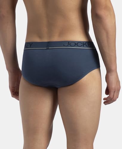 Image of Jockey 8037 Men's Super Combed Cotton Solid Brief with Ultrasoft Waistband