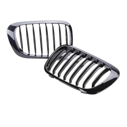 Calandre de voiture pour BMW Série 3 E46 2 et 4 portes grille de rein avant look noir brillant