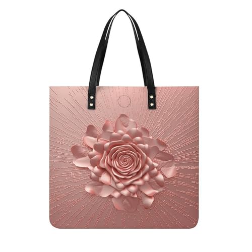 Sac à main doré rose fini le désordre avec ce sac fourre-tout grand format