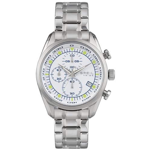 BREIL Reloj Hombre Spoiler Monocolor Esfera Blanca Movimiento CRONÓGRAFO DE Cuarzo y...