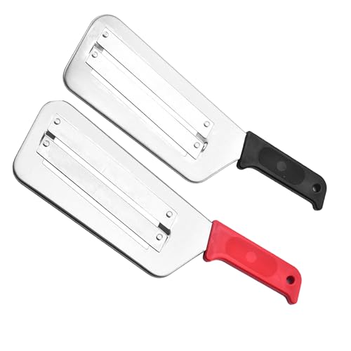 2Pcs Cabbage Shredder Stainless Steel Shredder Knife - Heavy Duty Vegetable Chopper with Ultra Sharp Blades