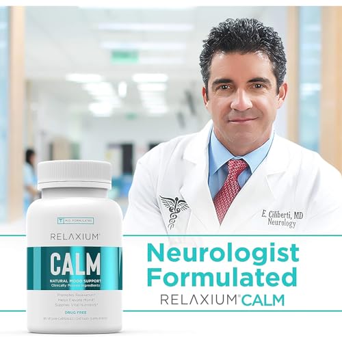 Relaxium Calm, Non-Habit Forming, Stress & Mood Support Supplement, Elevate Mood & Boost Relaxation with Ashwagandha, 5-HTP, GABA, Made in USA (60 Vegan Capsules, 30 Day Supply) - Image 4