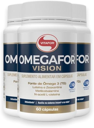 Kit 3 Omegafor Vision Vitafor 60 Cápsulas