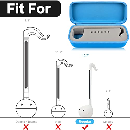Paiyule Case Compatible With Otamatone [English Edition] Japanese Electronic Musical Instrument Portable Synthesizer By Cube/Maywa Denki, Storage Holder Only Fits For Regular (Box Only) (Blue) #TOP2