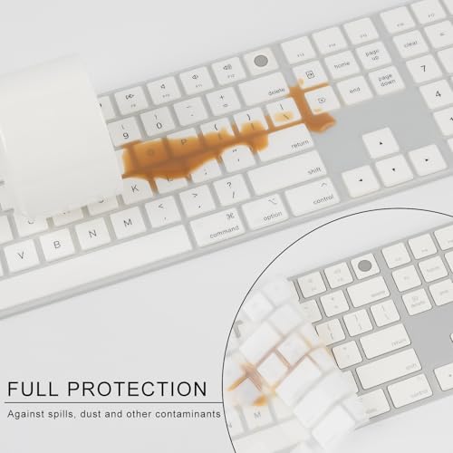 Protector de teclado Mac Magic 2024 con teclado numérico A3119 diseño EE. UU. 5