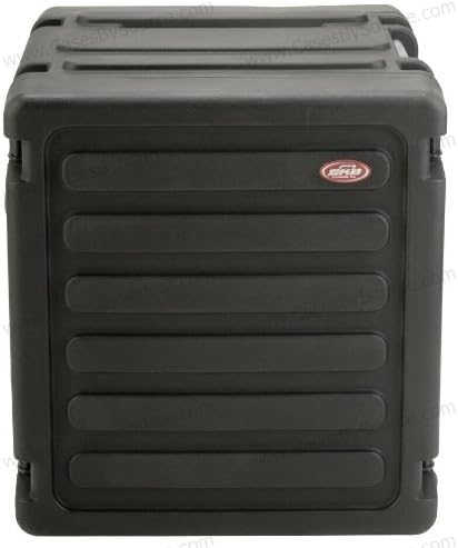 Front view of closed SKB 12U Shock Mount Rack