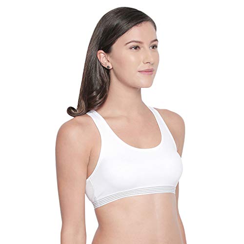 Image of BODYCARE Women's Cotton & Spandex Non Padded Non-Wired Sports Bra