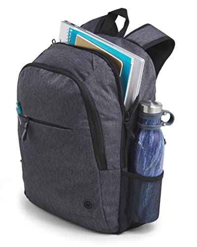 HP Prelude Pro Backpack - Fits 15.6" Laptops - Durable Fabric w/ Water-resistant Coating - Padded Compartment, Zipper & Slip Compartments - Adjustable Padded Shoulder Straps (#4Z513AA)2