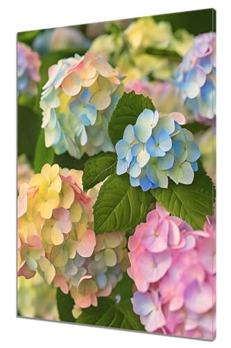 Paint by Numbers for Adults Hydrangea Painting by Numbers for Adults, Paint by Numbers Flower Craft Art Kit Acrylic Pigment Draw