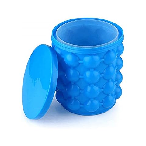 Ice Cube Mold Ice Trays, Silicone Ice Bucket, Ice Cube Maker Cover