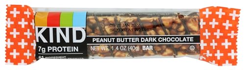 Kind Peanut Butter Dark Chocolate + Protein Bar, Gluten Free, 1.4 Ounces (Pack Of 12) image 2
