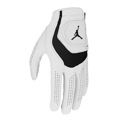 Nike Men's Jordan Tour Golf Glove - Cadet Medium White/Black LH(RH)