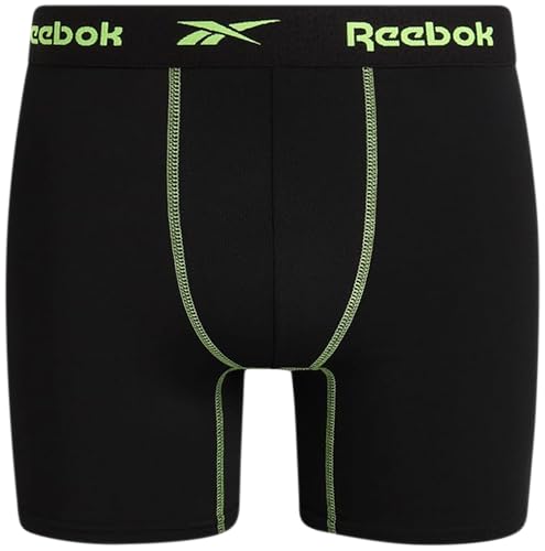 Reebok Mens Boxer Briefs - 8 Pack Performance Stretch Brief Underwear - Quick Dry Moisture Wicking Boxers for Men,Sizes:S-XL4