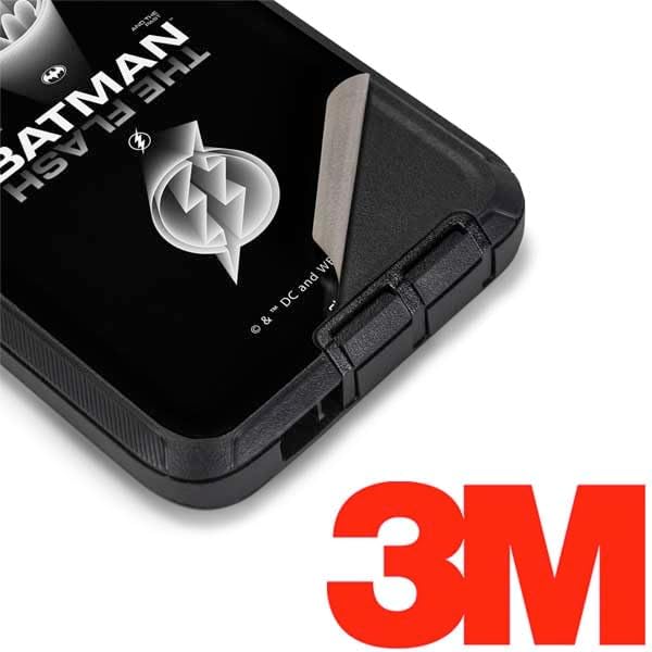 Skinit Decal Skin Compatible with OtterBox Defender Galaxy S10 - Officially Licensed Warner Bros The Flash Movie: Batman Flash Future & Past Design