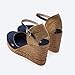 Viscata Satuna Espadrille Canvas Wedges Spain Handmade 3 ½” Heel Women's Sandals with Breathable Organic Cotton Canvas and 100% Natural Jute Midsole for All Occasions: Casual, Work, Party