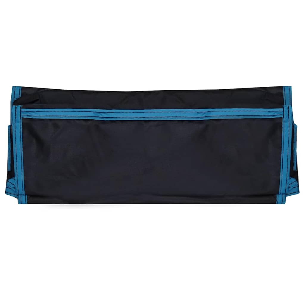 Bolsa de almacenamiento Oxford negra y azul, 98 x 47 cm, peso ligero, 0,21 kg, con cremallera, compatible con tubo de 6,8 mm, para camping, senderismo y actividades al aire libre