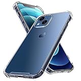 ORIbox Case for iPhone 13, with 4 Corners Shockproof Protection,Clear,iphone 13 Case