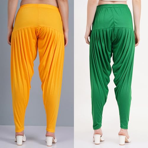 Image of Buy That Trendz Patiala Salwar for Women Viscose Patiala Pant Combo