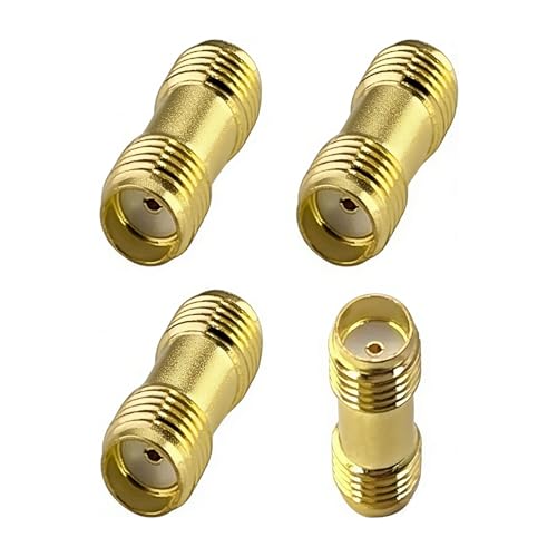 Adaptador Conector SMA Hembra a Hembra, 4 Unidades miniatura 1