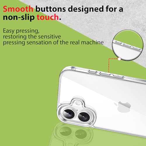 Image of KACA Clear Back Cover Case for Apple iPhone 17 |Case for iPhone 17|Shockproof Bumper TPU Protective Design|Apple iPhone 17 Back Cover- Transparent