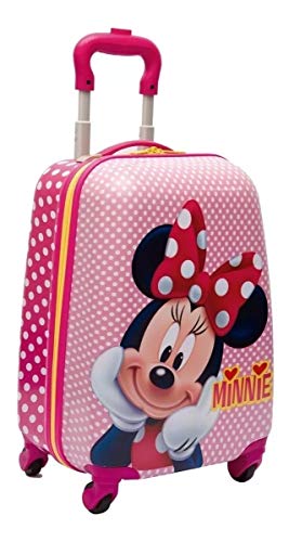 Kit Malinha Mala Escolar Minnie Mouse Rosa 19pc G Sestini