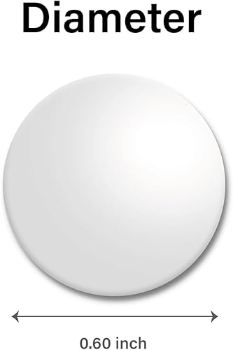 Miniatura 2 de IBENZER MC-FP12-WH - Funda de goma para laptop, patas de silicona de 0.60 pulgadas de diámetro, almohadillas de repuesto para MacBook Air/Pro, color