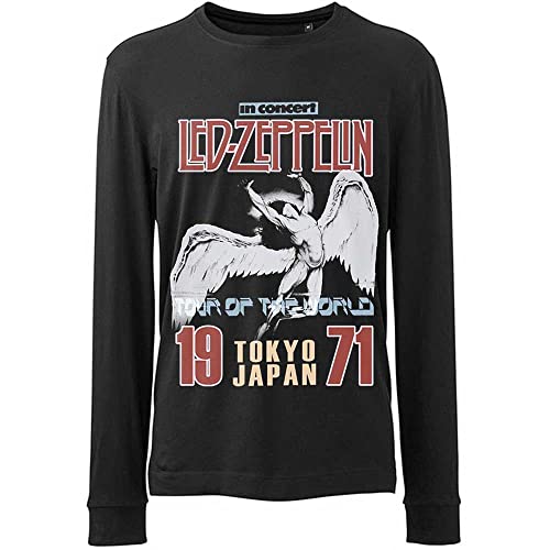 Rock Off LED Zeppelin Japanese Icarus Officiel T-Shirt Hommes Unisexe - Les Beatles, Paul McCartney, John Lennon, RIngo Starr, George Harrison Rock Off LED Zeppelin Japanese Icarus Officiel T-Shirt Hommes Unisexe
