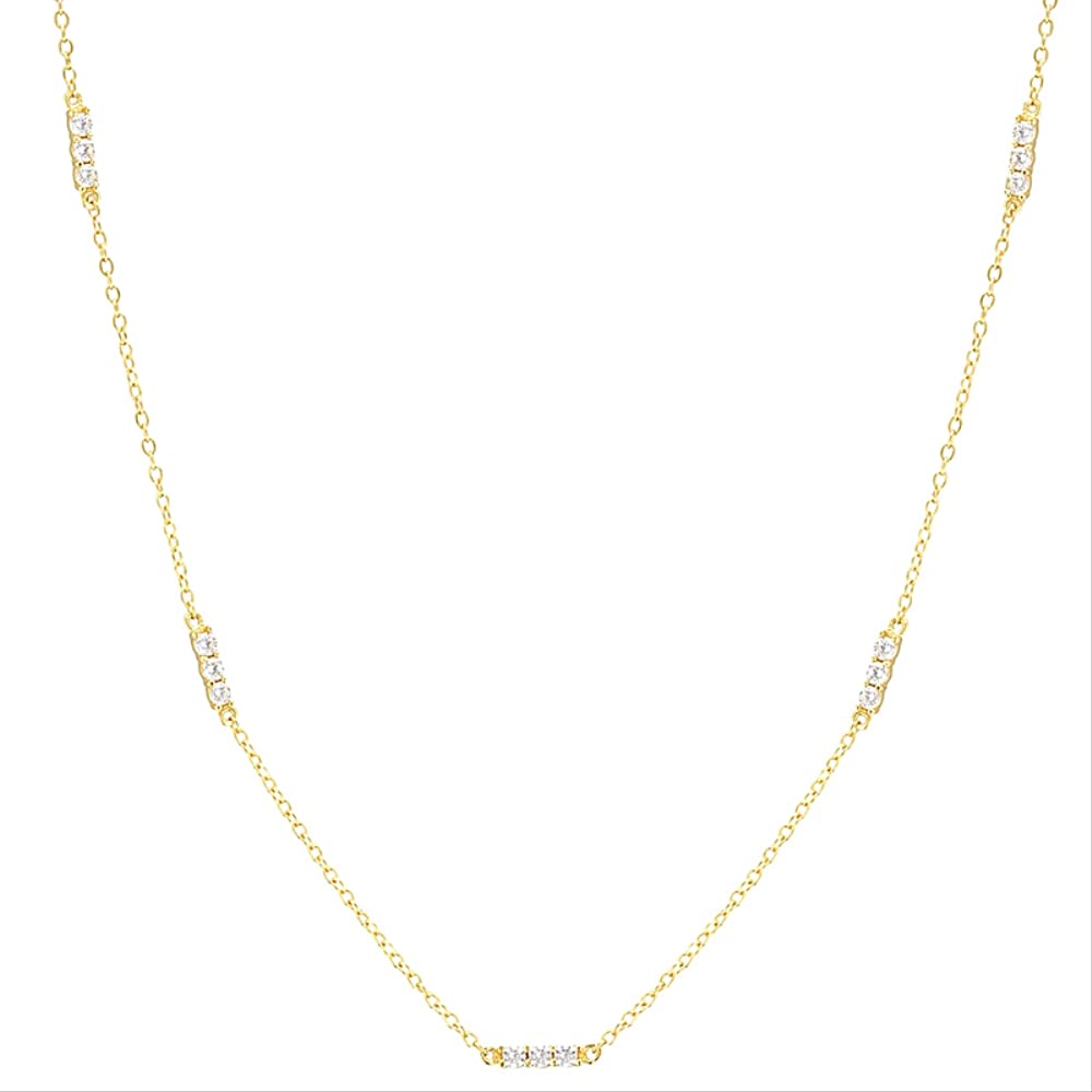 Collier empilé à trois lignes pour les dames collier pendentif bijoux - 2