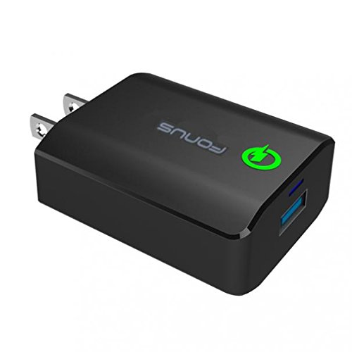 18W Adaptive Fast Travel Home Wall Ac Usb Charger Power Adapter Quick Charge 3.0 [Black] For Amazon Fire Hd 10, 8, Kindle Dx, Fire, Hd 6, 7, 8.9, Hdx 7, 8.9 #TOP6