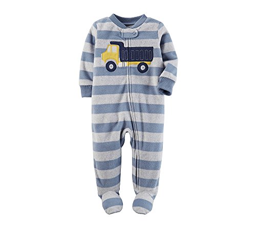 Pyjama bébé garçon 3 mois bleu jaune avec motif camion Sleep and Play