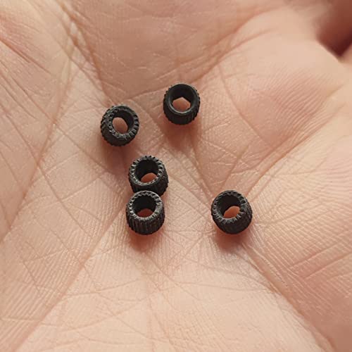 100Pcs Universal Lighter Flint And 5Pcs Friction Wheel Compatible With S T Dupont, Lighter Repair Kit Includes Black Flint Wheels & Gold Lighter Flints #TOP2