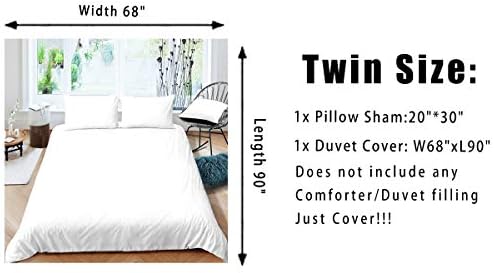 Feelyou Unicorn Girls Bedding Set Twin Kawaii Cute Rainbow Unicorn Duevt Cover Cartoon Horse Comforter Cover Kids Children Galaxy Stars Magical Pink Unicorn Animal Room Decor 1 Pillowcase — view 5