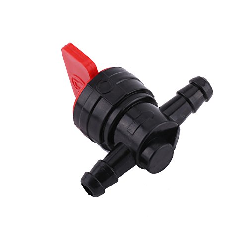 Image of Motorcycle Fuel Shut Off Valve,1 /4 inch Petcock Fuel Shutoff Valve with 6mm Pipe Hose for Briggs Stratton Moto Pit Motorized Bike