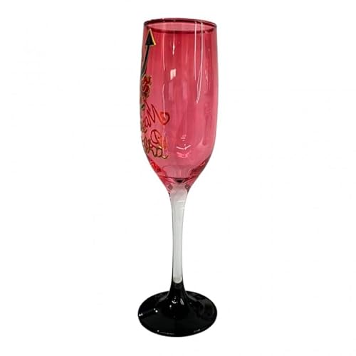 Taça Pomba Gira Vermelha Maria Padilha Cristal luxo 150 ml