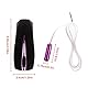 Beauty7 Mini Vibrator-Ei Singel Bullet Masturbation für Harnröhren/Penis/Vagina/Anal Geschwindigkeit Einstellbar Wasserdicht Sexspielzeug für Männer und Frauen - Farbe: Lila
