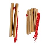 TOYANDONA Allegro Bamboo Castanets Chinese Kuaiban Musical Instrument Accessory Adult Classical Instrument for Church