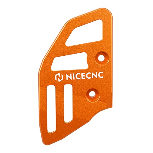 NICECNC Orange Motorrad Heckbremse Hauptbremszylinder Guard Compatible with Husqvarna Norden 901 2022 2023, Compatible with 790/890 Adventure/Adventure R 2019-2023, Billet Aluminium, CNC-Bearbeitung