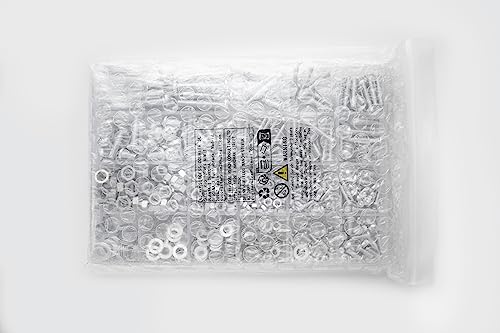 Set di viti M3 M4 M5 M6 da 1080 pezzi con dadi e