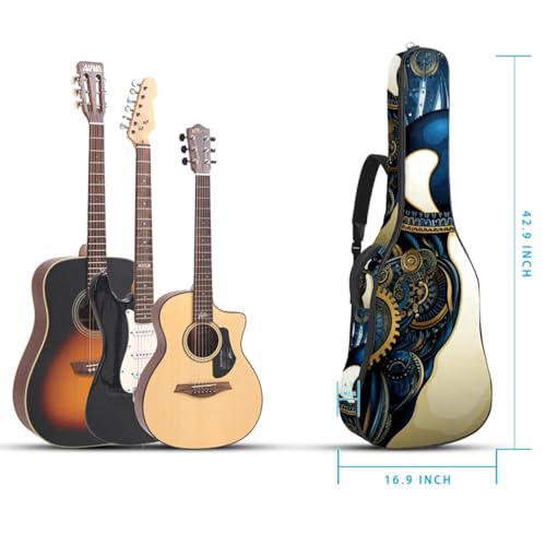 Sac pour guitare avec fermeture éclair robuste pour éviter les rayures - 5