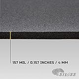 Siless Liner 157 (4 mm) mil 36 sqft Car Sound Deadening Closed Cell Foam & Heat Insulation mat - PE Foam Sound Deadener Material & Heat Barrier - Image 4
