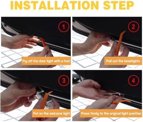 LED Car Door Welcome Light Warning Lamp Compatible With BMW Accessories — view 8
