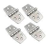 Ayunwei 4 Pack 3’’ x 1.5’’ Boat Hinge 304 Stainless Steel Boat Hatch Hinges Door Hinges for Boats, Cabinet, Hatch, RVs