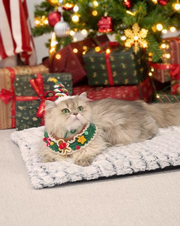 Petace Selbstheizende Decke Katze, Heizdecke für Katzen und Hunde,Haustier Wärmekissen für Innen- und Außenbereich, Anti-Slip selbstwärmende Heizmatte thermische Decke, 60×45 cm