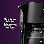 Mr. Coffee Black Coffee Maker, 12 Cups, with Auto Pause and Glass Carafe, Perfect for Home and Office Use - Image 3