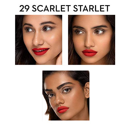 Image of SUGAR Cosmetics Smudge Me Not Liquid Lipsticks for Women | Transferproof & Waterproof | Lasts 12+ Hours | Matte Lipstick | 4.5ml - 29 Scarlet Starlet (Orange Red)